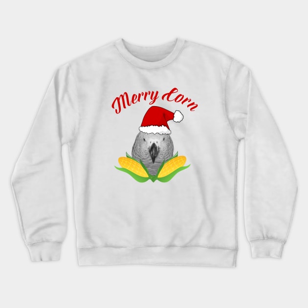 Merry Corn Crewneck Sweatshirt by Einstein Parrot